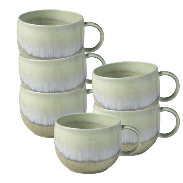 like. by Villeroy & Boch Perlemor Alga Kaffeetasse 190 ml 6er Set - DS