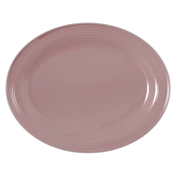 Seltmann Weiden Beat Color Glaze Servierplatte oval 35 x 28 cm - Altrosa - DS