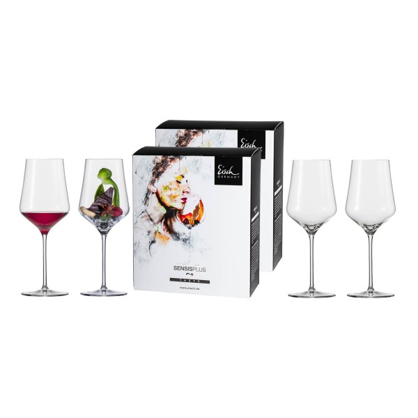 Eisch Sky SensisPlus Allround- Rotweinglas 4er Set