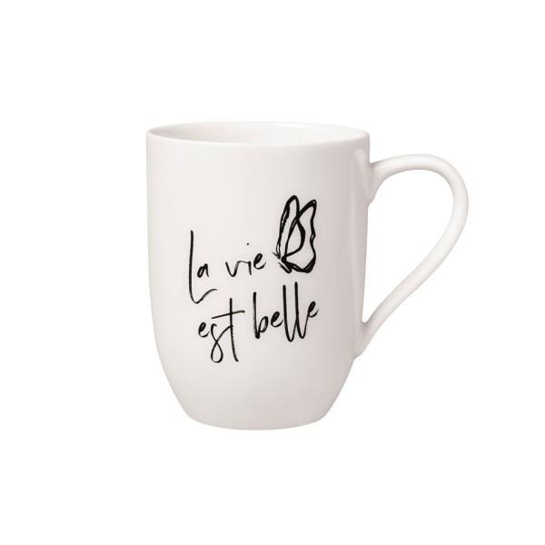 Villeroy & Boch Statement Becher 'La vie est belle' 290 ml - DS