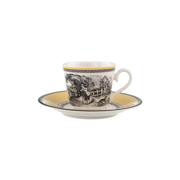 Villeroy & Boch Audun Ferme Kaffeetasse mit Untertasse 150 ml - DS