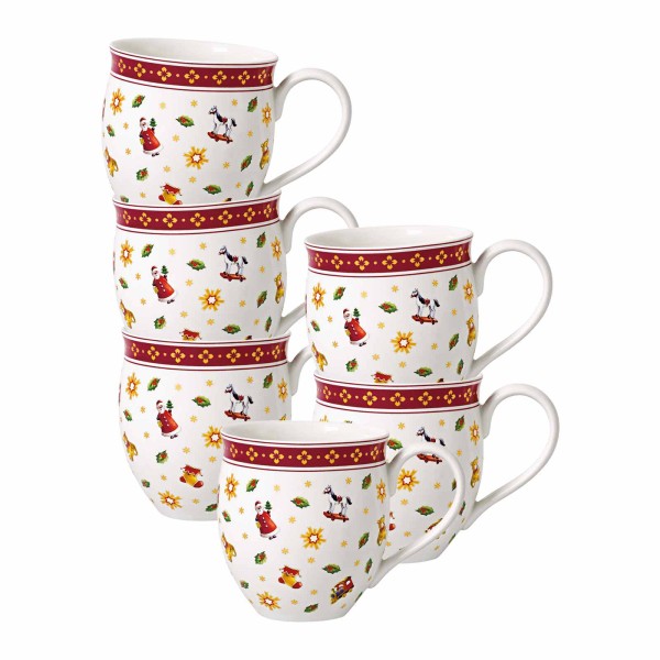 Villeroy & Boch Toy's Delight Becher mit Streumotiv 390 ml 6er Set - DS