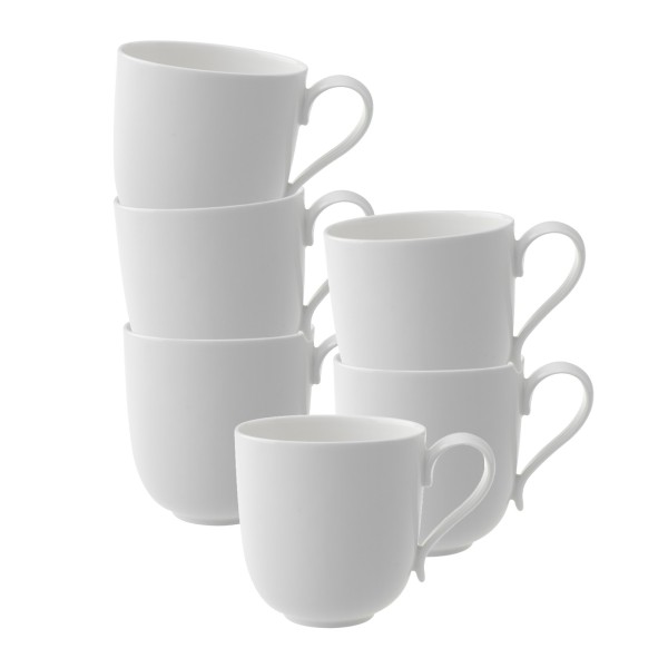 Villeroy & Boch New Cottage Basic Becher mit Henkel 260 ml 6er Set - DS