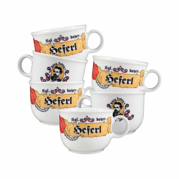 Seltmann Weiden Compact Bayern Kaffeetasse 210 ml 6er Set - DS