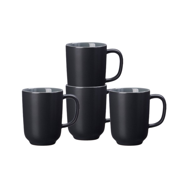 Ritzenhoff & Breker JASPER Kaffeebecher 285 ml 4er Set schwarz