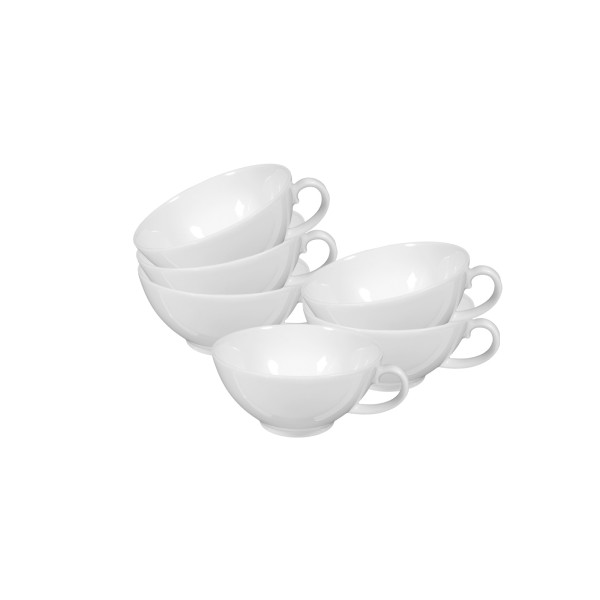 Seltmann Weiden Rondo/Liane Weiß Teetasse 0,14 l 6er Set - DS