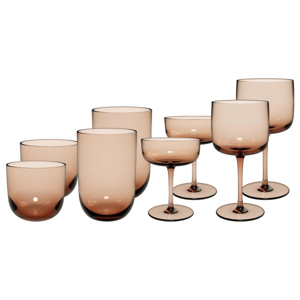 like. by Villeroy & Boch Like Glass Gläser Set 8-teilig Clay - DS