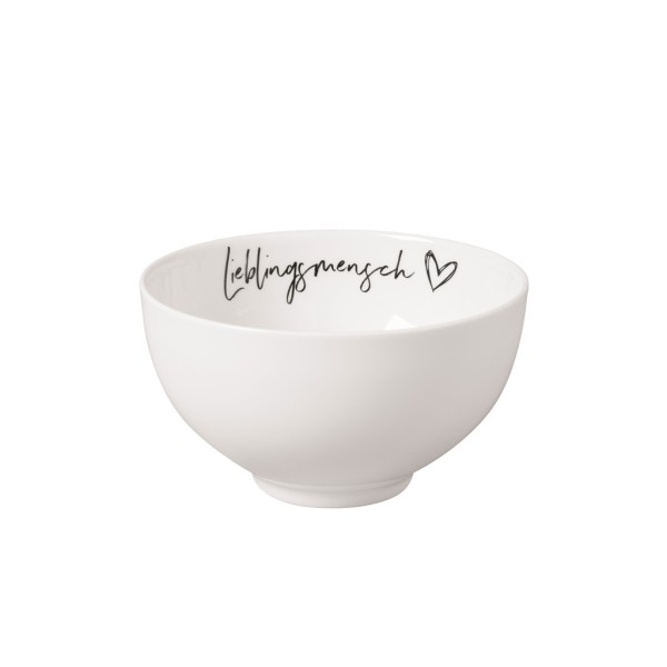 Villeroy & Boch Statement Bol Lieblingsmensch ø 13,8 cm - DS