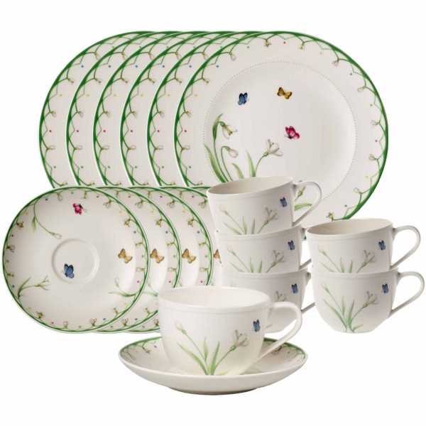 Villeroy & Boch Colourful Spring Kaffeeservice 18-teilig - DS