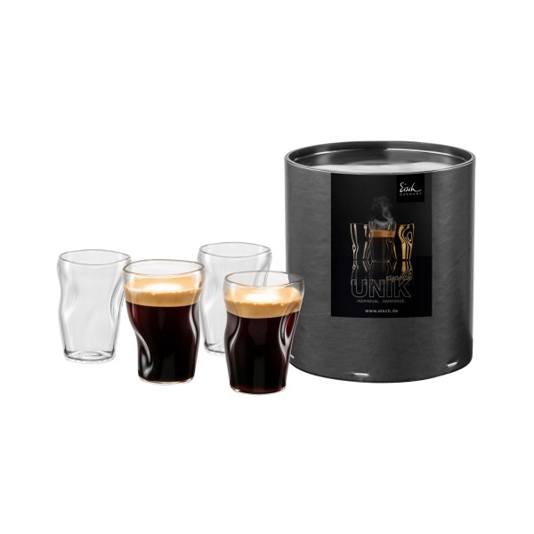 Eisch UNIK 4er Set Espressogläser im Geschenkkarton