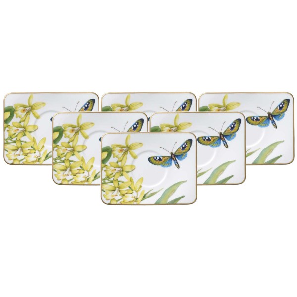 Villeroy & Boch Amazonia Mokka- / Espressountertasse 14 x 11 cm 6er Set - DS