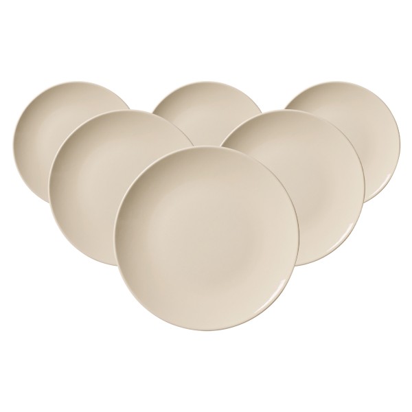 Ritzenhoff & Breker Cecina Dessertteller ø 20,5 cm 6er Set beige - DS