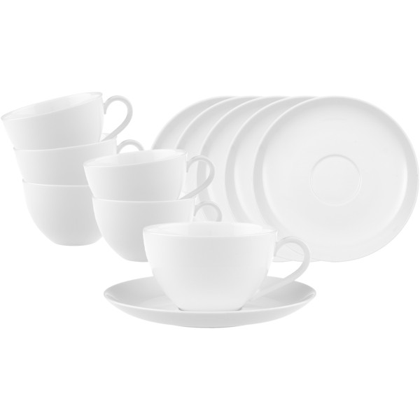 Villeroy & Boch Anmut Kaffeetasse mit Untertasse 6er Set - DS