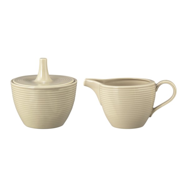 Seltmann Weiden Beat Color Glaze Milch & Zucker Set 2-teilig Sandbeige - DS