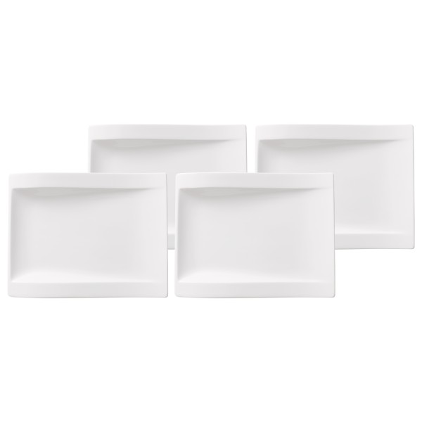 Villeroy & Boch NewWave Frühstücksteller 26 x 20 cm 4er Set- DS