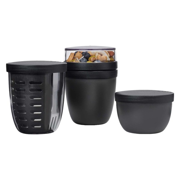 Mepal ELLIPSE Pot-Set 3-teilig Nordic Black