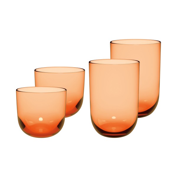 like. by Villeroy & Boch Like Glass Trinkgläser-Set 4-teilig Apricot - DS