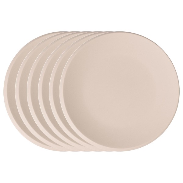 Villeroy & Boch NewMoon beige Speiseteller ø 27 cm 6er Set - DS