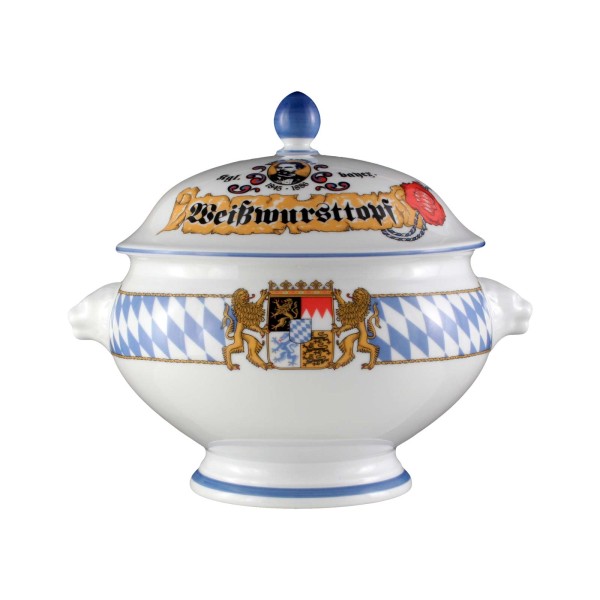 Seltmann Weiden Compact Bayern Löwenkopfterrine mit Deckel 3,00 l - DS