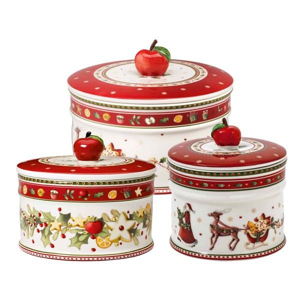 Villeroy & Boch Winter Bakery Delight Gebäckdosen-Set 3-teilig - DS