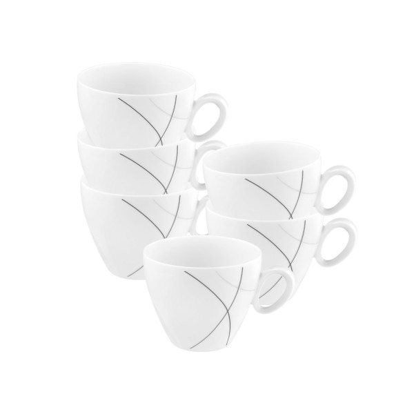 Seltmann Weiden Trio Highline Kaffeetasse 0,23 l 6er Set - DS