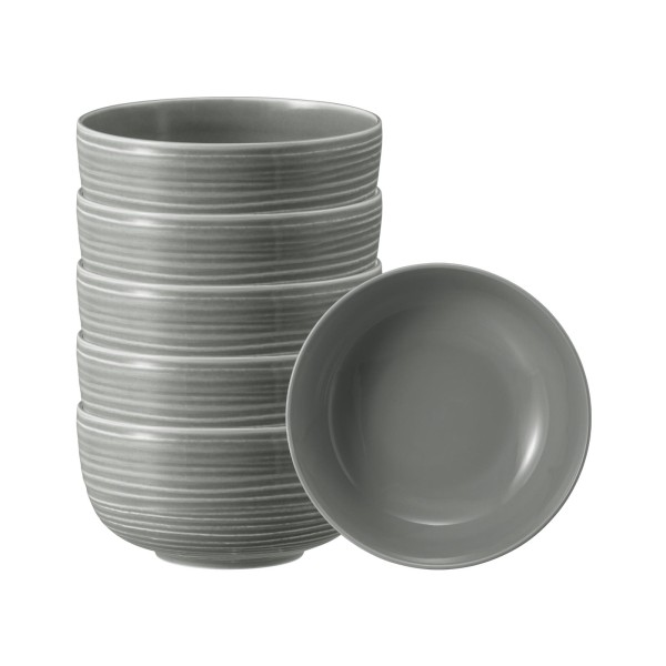 Seltmann Weiden Terra Foodbowl ø 17,7 cm perlgrau 6er Set - DS