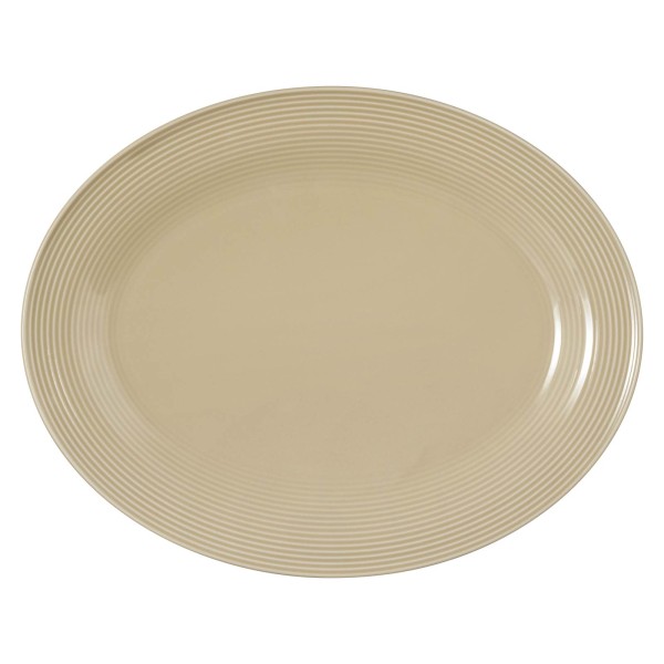 Seltmann Weiden Beat Color Glaze Servierplatte oval 35 x 28 cm - Sandbeige - DS