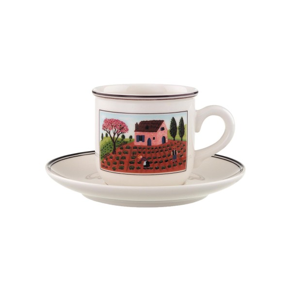 Villeroy & Boch Design Naif Kaffeetasse mit Untertasse 200 ml - DS