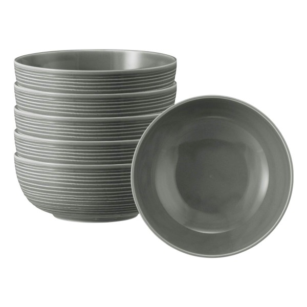 Seltmann Weiden Terra Foodbowl ø 20,4 cm perlgrau 6er Set - DS