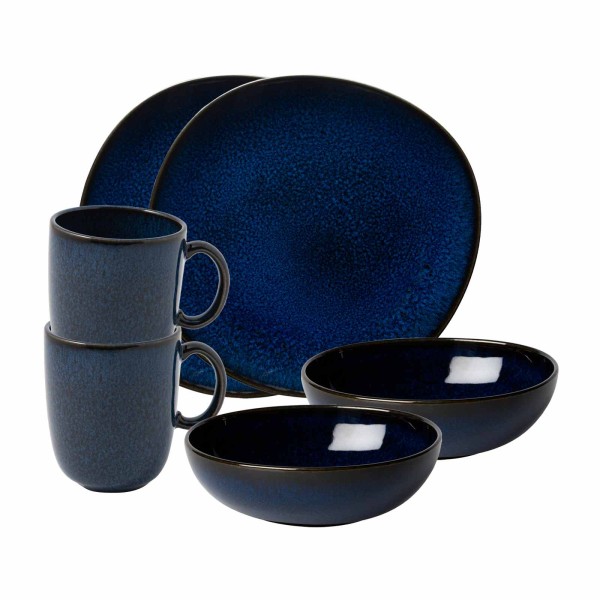 like. by Villeroy & Boch Lave bleu Frühstücks-Set 6-teilig - DS