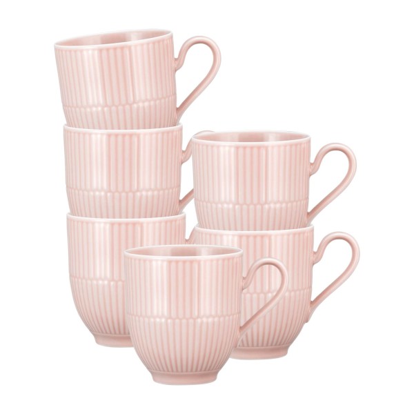 Seltmann Weiden Amina Henkelbecher 0,36 l 6er Set Rosé - DS