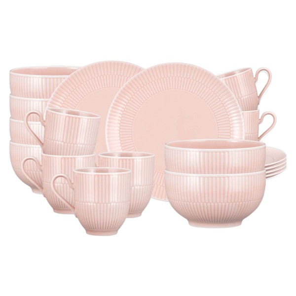 Seltmann Weiden Amina Frühstücks-Set 18-teilig Rosé - DS