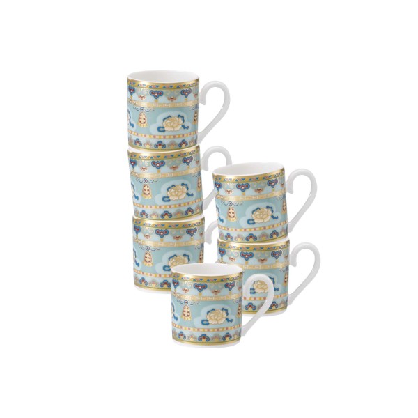 Villeroy & Boch Samarkand Aquamarin Espressotasse 50 ml 6er Set - DS