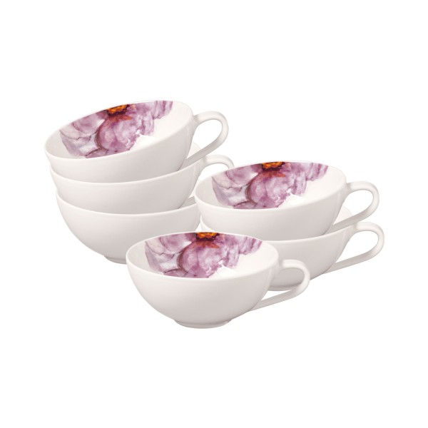 Villeroy & Boch Rose Garden Teeobertasse 110 ml 6er Set - DS