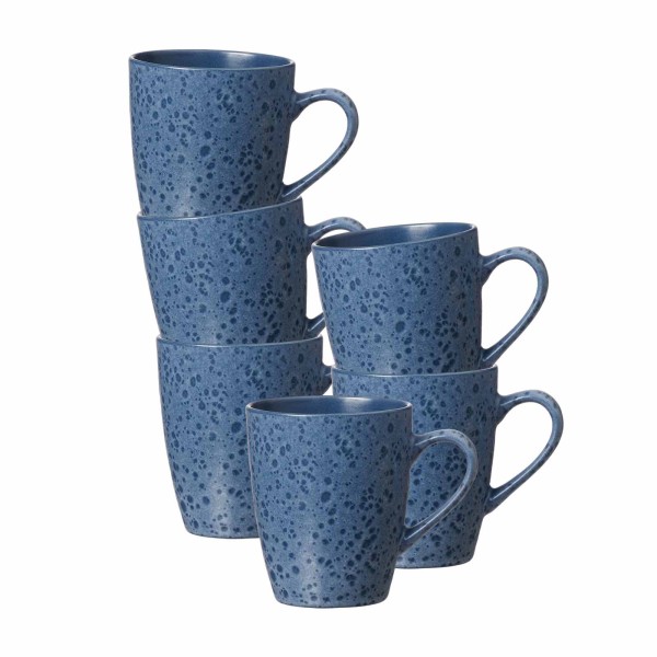 Ritzenhoff & Breker Kitwe Kaffeebecher 370 ml blau 6er Set - DS