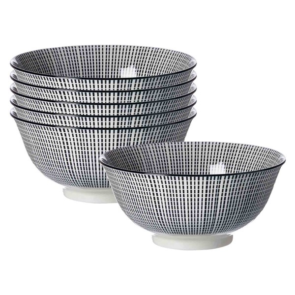 Ritzenhoff & Breker Takeo Stripes Müslischale ø 15,5 cm 6er Set - DS