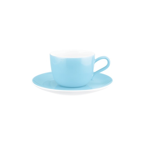 Seltmann Weiden Liberty Pure Colors Kaffeetasse mit Untertasse 260 ml Lagoon Blue - DS