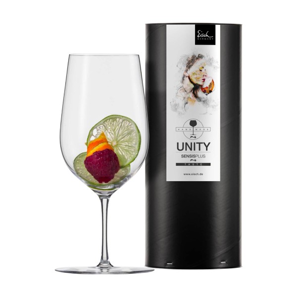 Eisch Unity SensisPlus Mineralwasserglas in Geschenkröhre