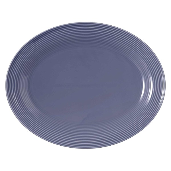 Seltmann Weiden Beat Color Glaze Servierplatte oval 35 x 28 cm - Fliederblau - DS