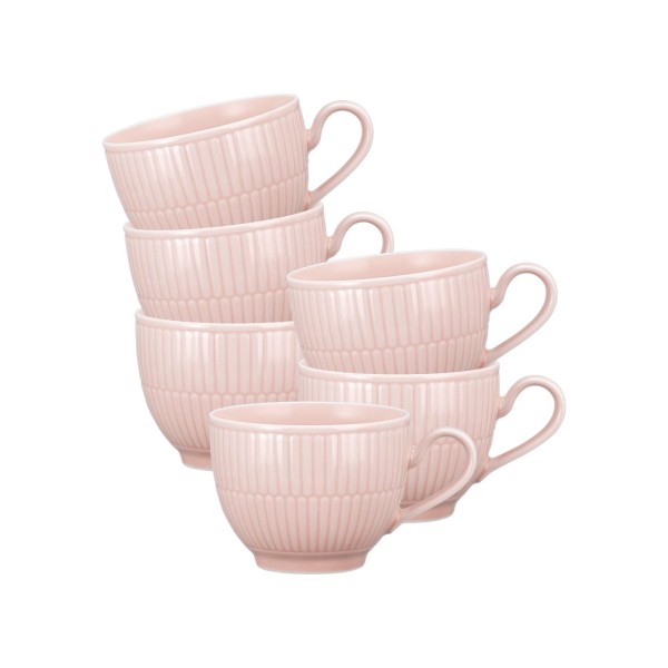 Seltmann Weiden Amina Kaffeetasse 0,25 l 6er Set Rosé - DS