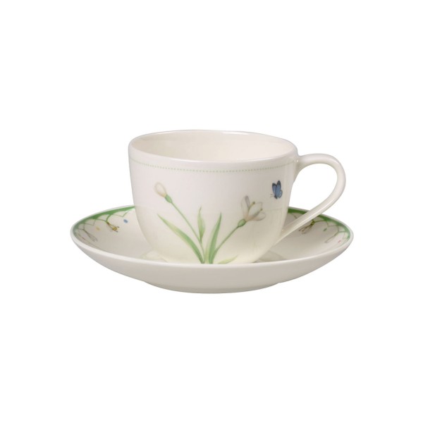 Villeroy & Boch Colourful Spring Kaffeetasse mit Untertasse 230 ml - DS