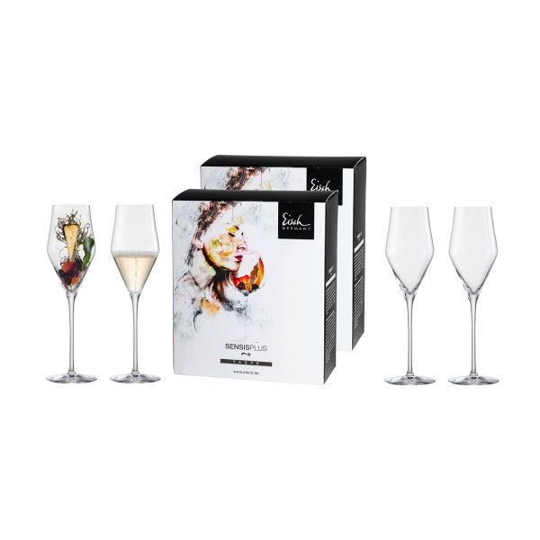 Eisch Sky SensisPlus Champagnerglas 4er Set