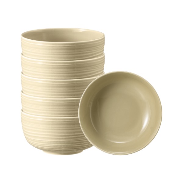 Seltmann Weiden Terra Foodbowl ø 17,7 cm sandbeige 6er Set - DS