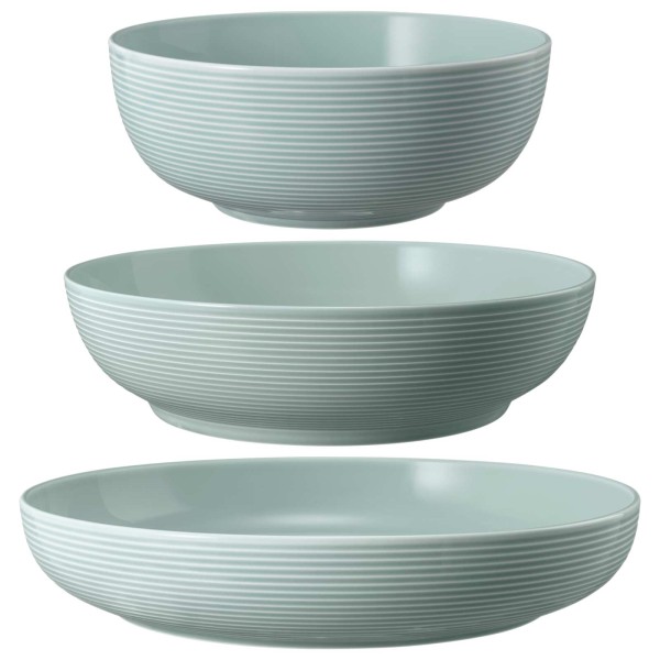 Seltmann Weiden Beat Color Glaze Foodbowl Set 3-teilig Arktisblau - DS