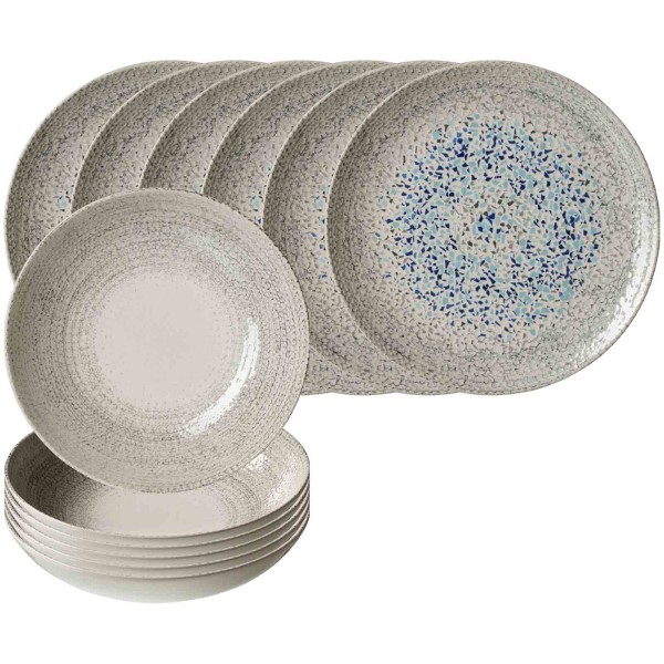 Ritzenhoff & Breker Rimini Tafelservice 12-teilig Mosaik Stone - DS