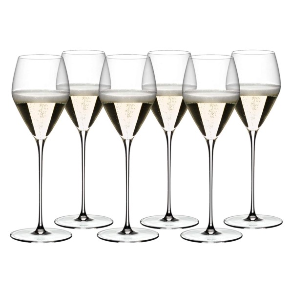 Riedel VELOCE Champagner Weinglas 6er Set (Promo-Set)