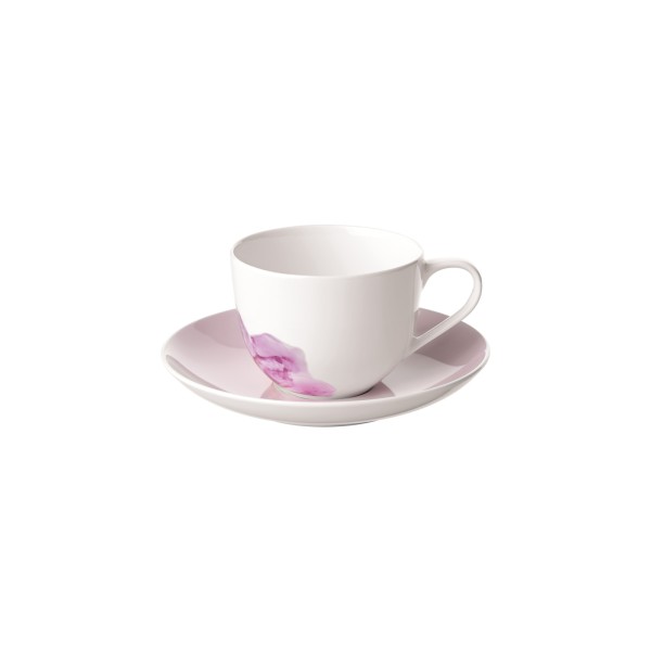 Villeroy & Boch Rose Garden Kaffeetasse mit Untertasse 160 ml Rosa - DS