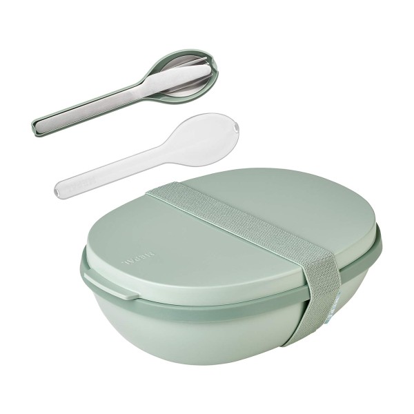 Mepal ELLIPSE Lunchbox Duo mit Besteck Nordic Sage