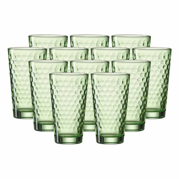 Ritzenhoff & Breker Favo Longdrinkglas 400 ml grün 12er Set - DS