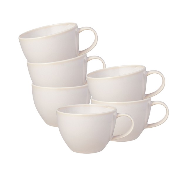 like. by Villeroy & Boch Crafted Cotton Kaffeetasse 247 ml 6er Set - DS